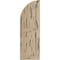 Ekena Millwork Pecky Cypress 2 Equal Flat Panel w/Quarter Round Arch Top Faux Wood Shutters, 18"W x 44"H SHUFPQ18X44PCPR - alternate 5